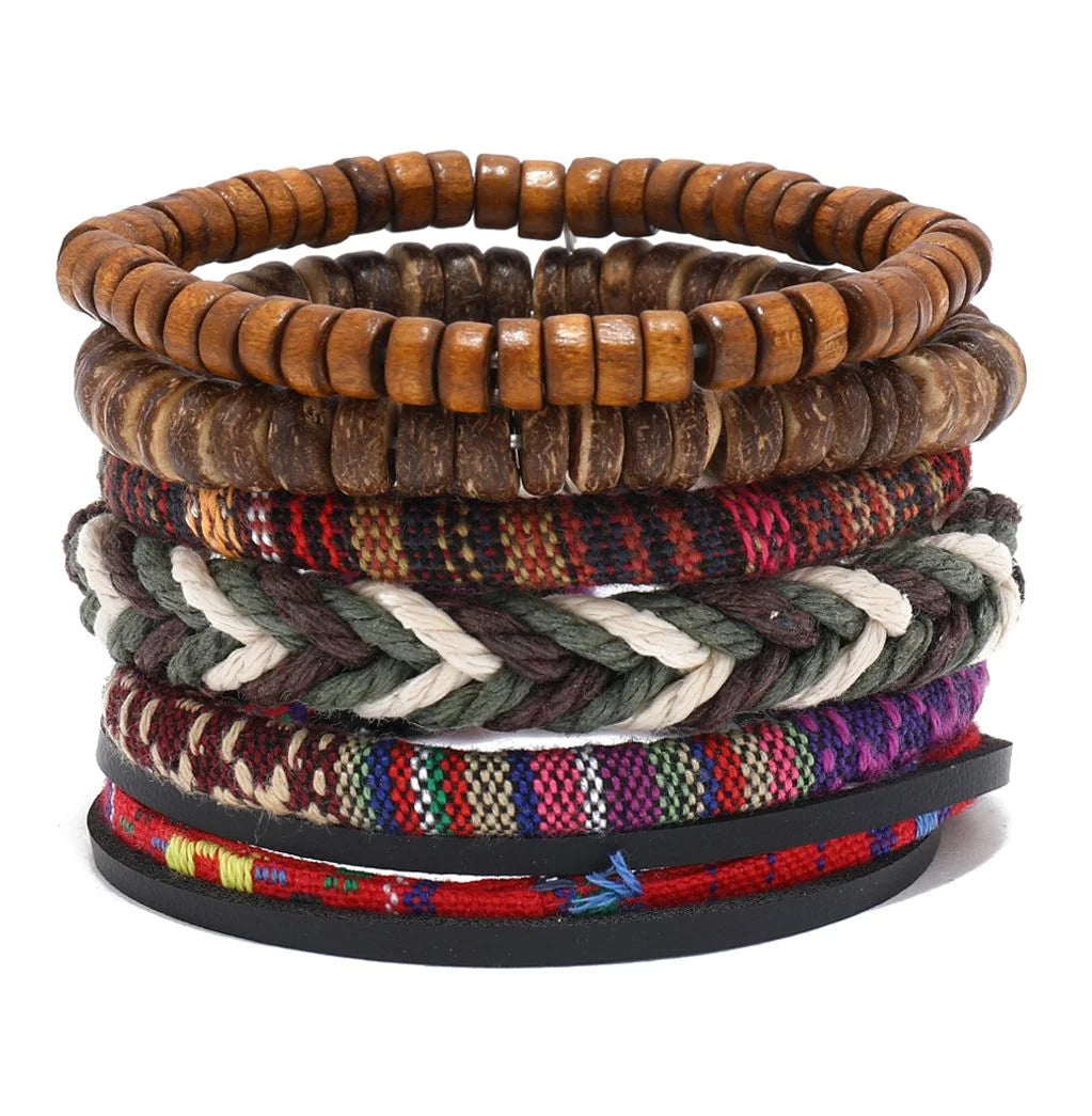 Men’s Leather Bracelet: 📿📿💎
