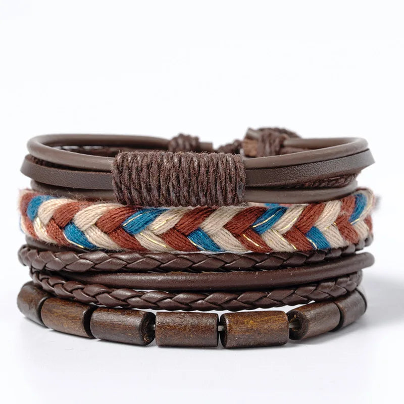 Men’s Leather Bracelet: 📿📿💎