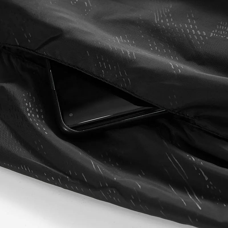 lightweight rain jacket: 🧥