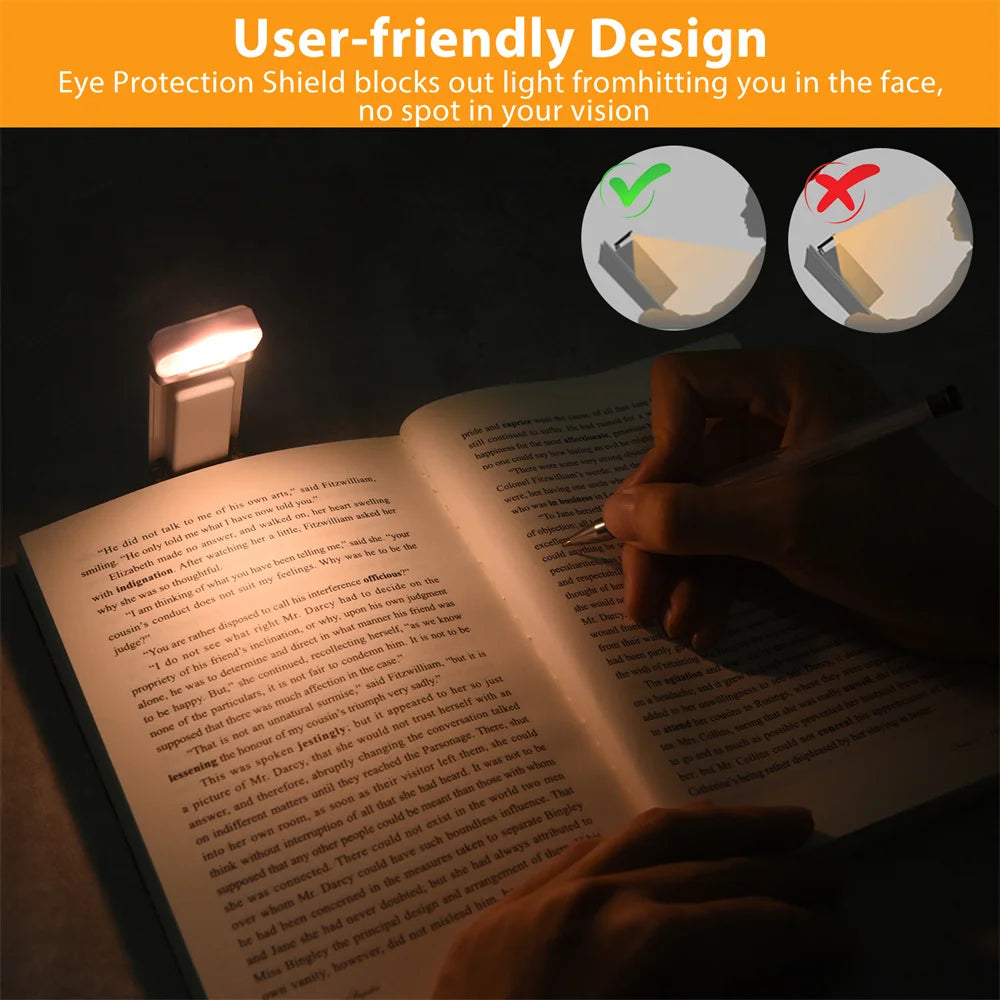 Rechargeable Reading Light Clip: