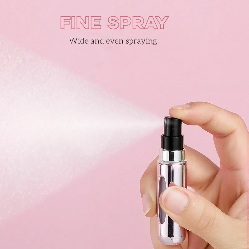 refillable mini perfume atomizer spray bottle