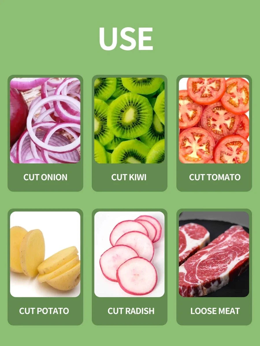 Onion Slicer & Veggie Holder:🧅🔪