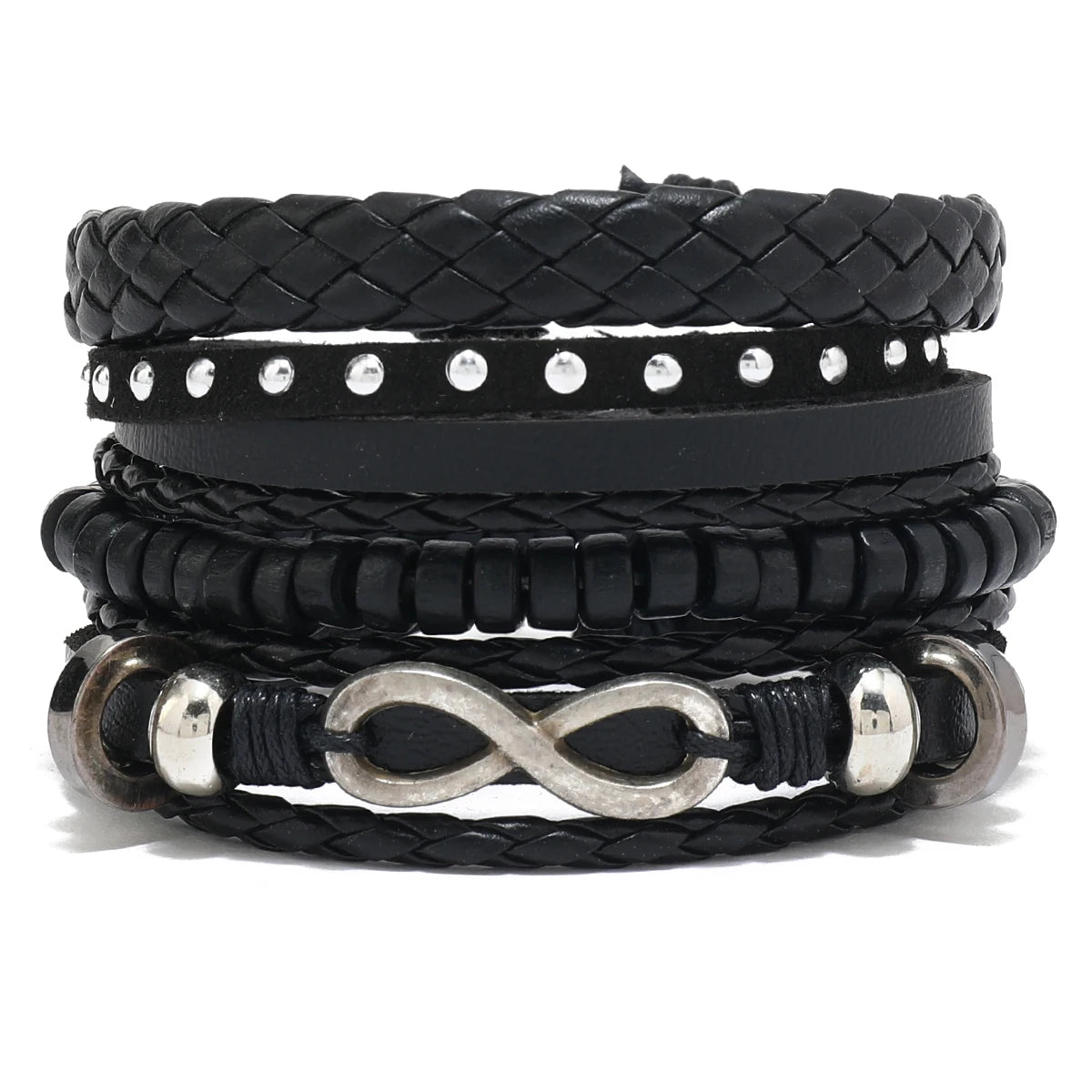 Men’s Leather Bracelet: 📿📿💎