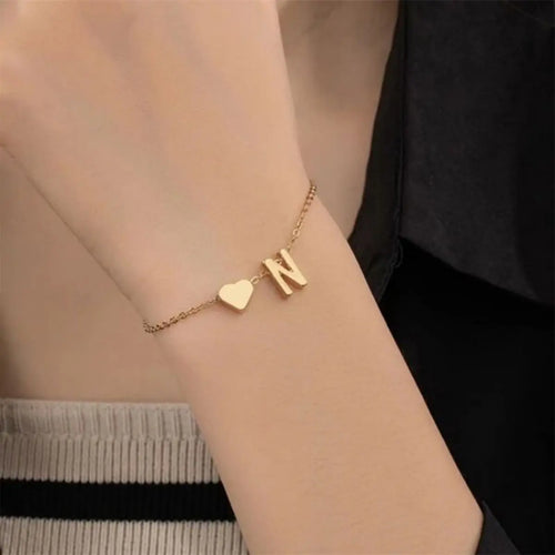 Alphabet Letter Bracelet: