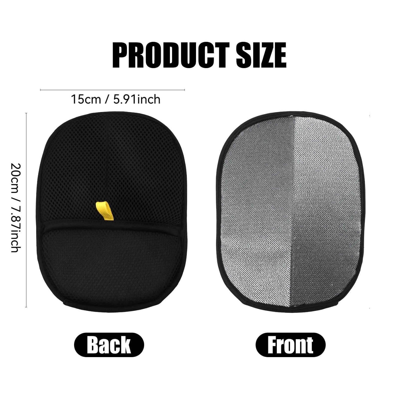 Pet Hair Removal Tool Reusable Static Removal Gloves, Removes Pet Fur Hair for Carpets
