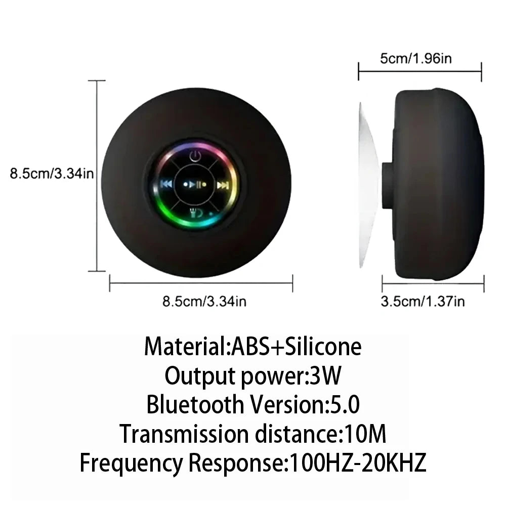 Portable Waterproof Bluetooth Speaker:🔊