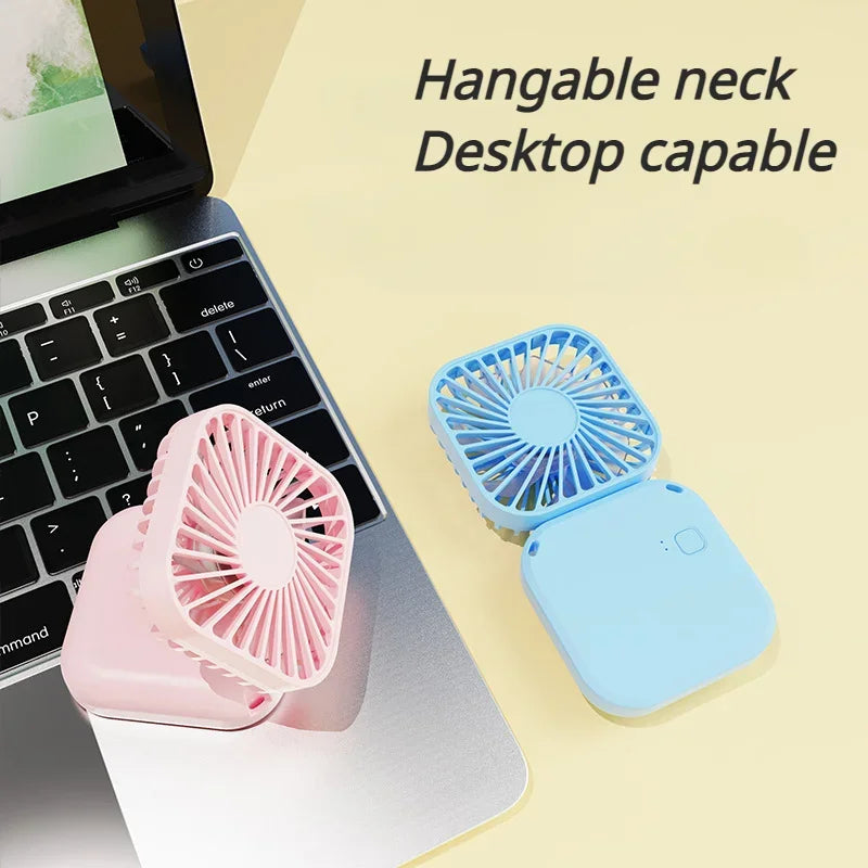 Mini USB Portable Neck Fan: