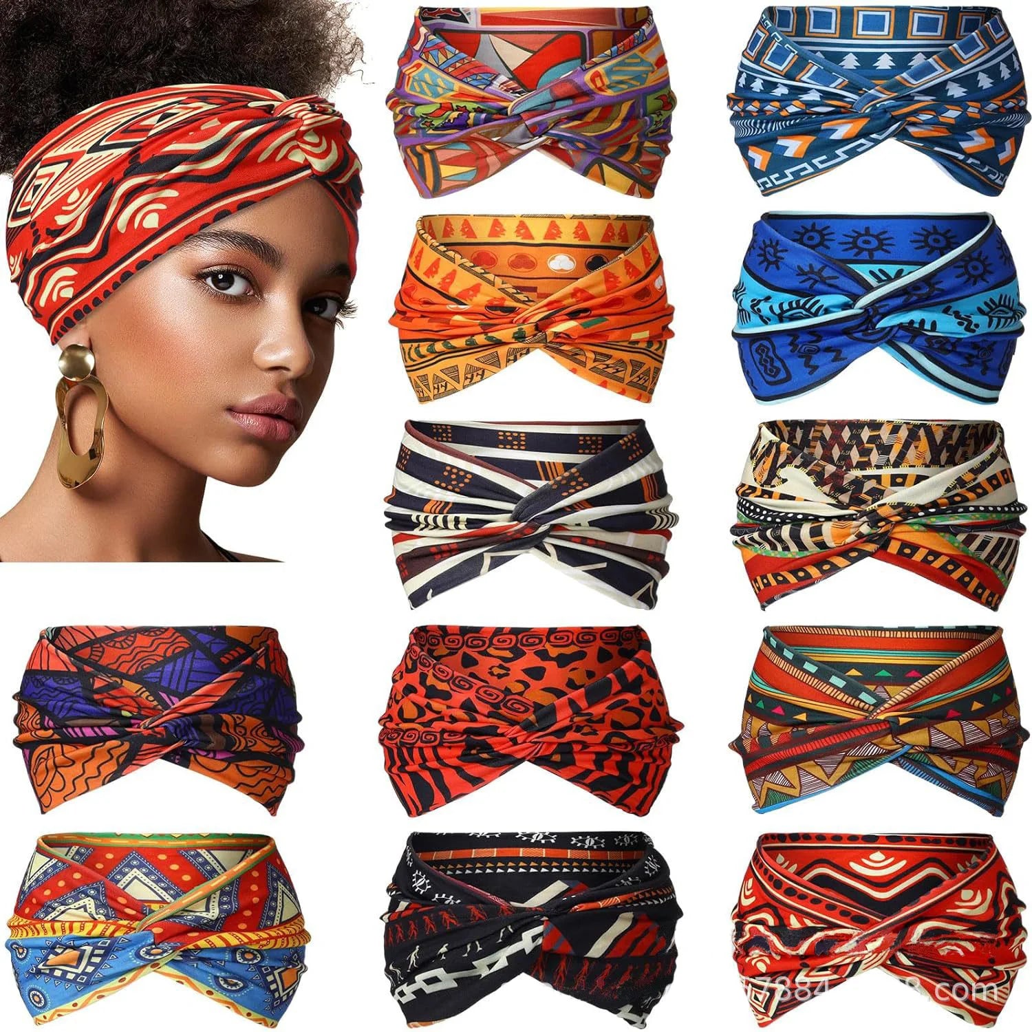 Widening High Strength Bohemian Yoga Sports Headband