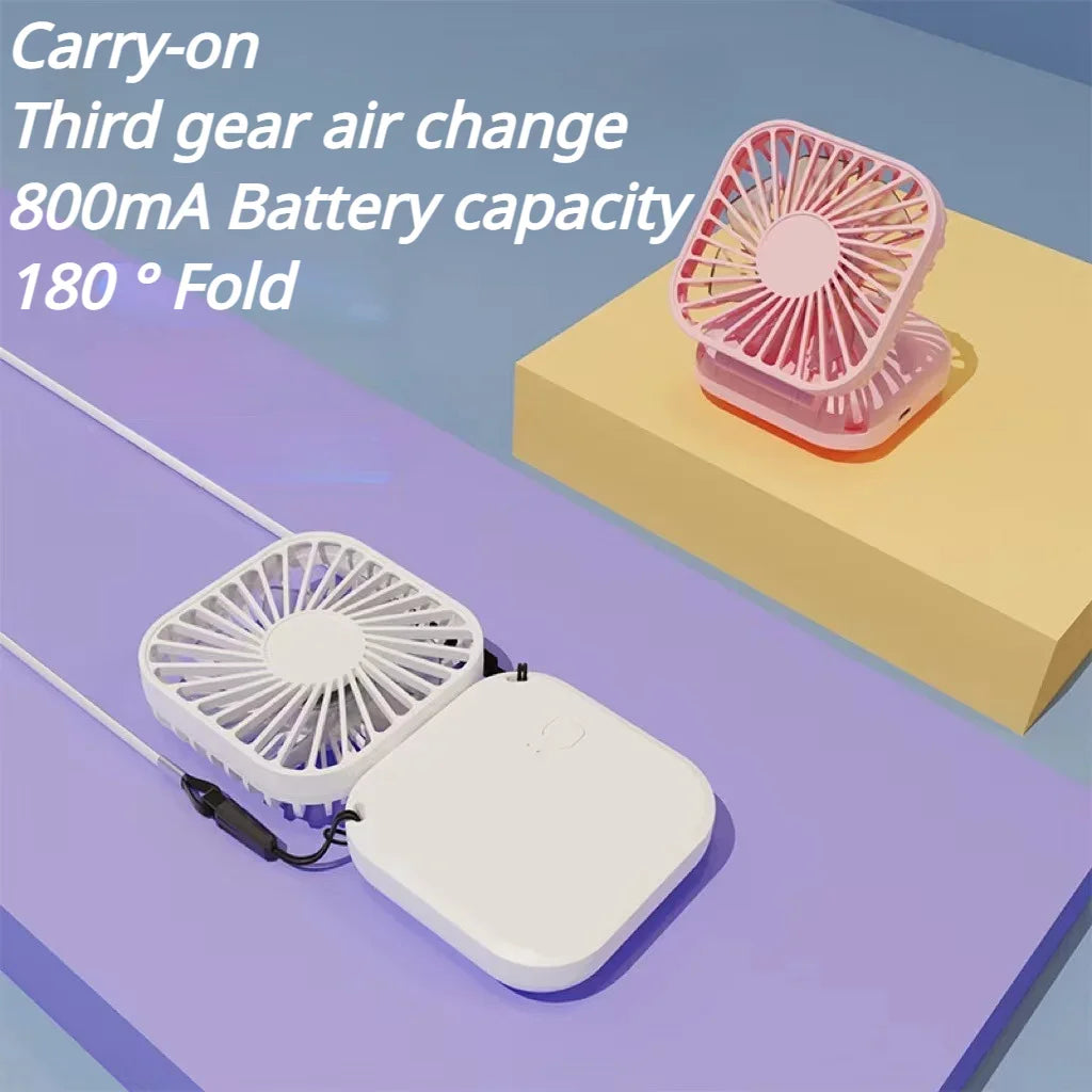 Mini USB Portable Neck Fan: