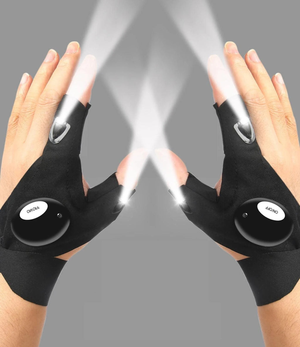 LED Flashlight Gloves:🧤 💡🔦
