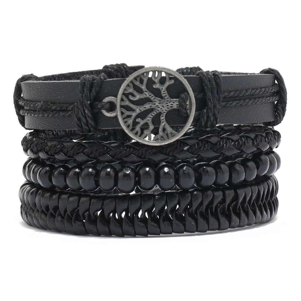 Men’s Leather Bracelet: 📿📿💎