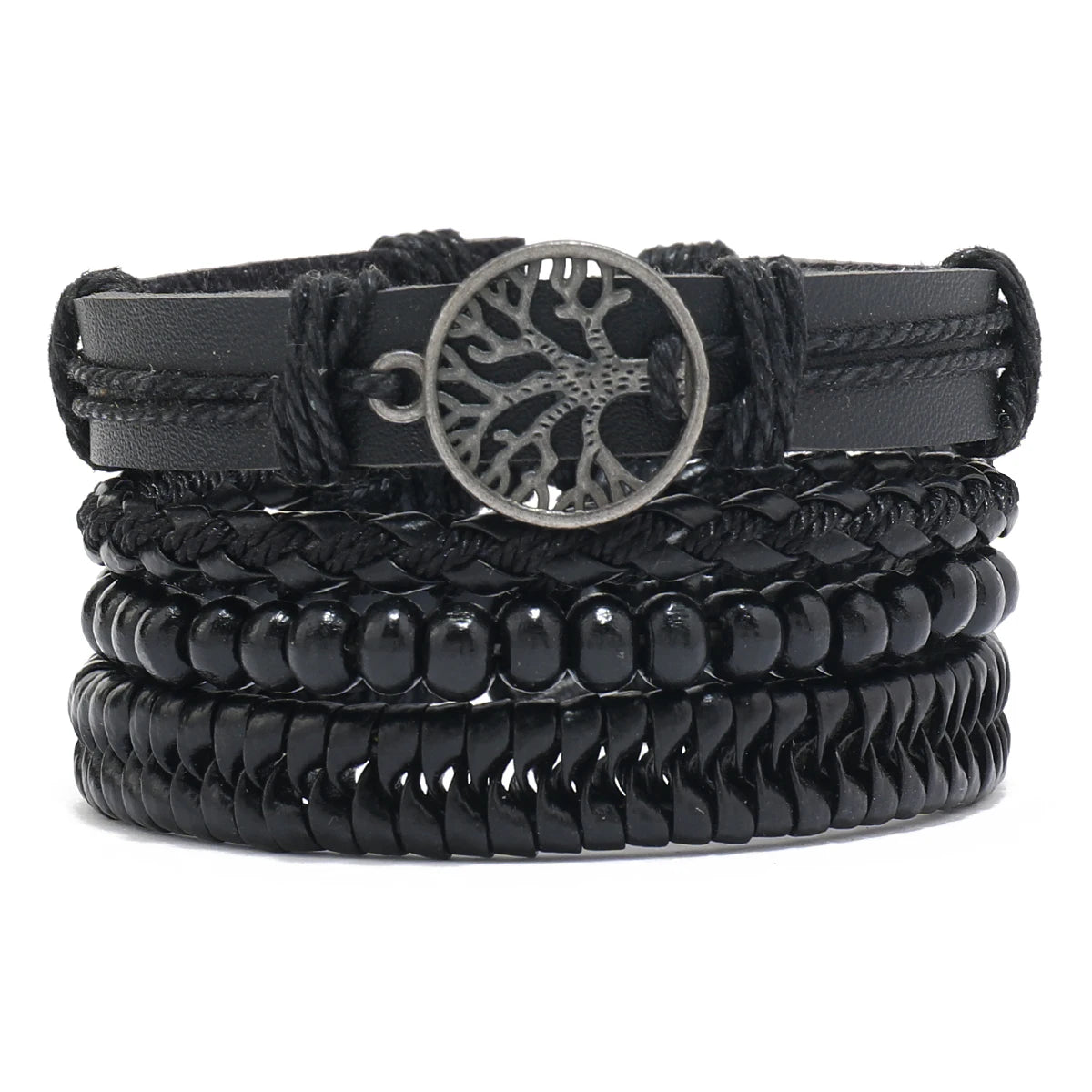 Men’s Leather Bracelet: 📿📿💎