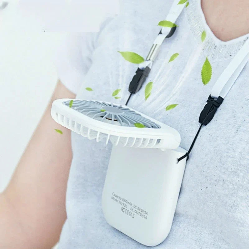Mini USB Portable Neck Fan: