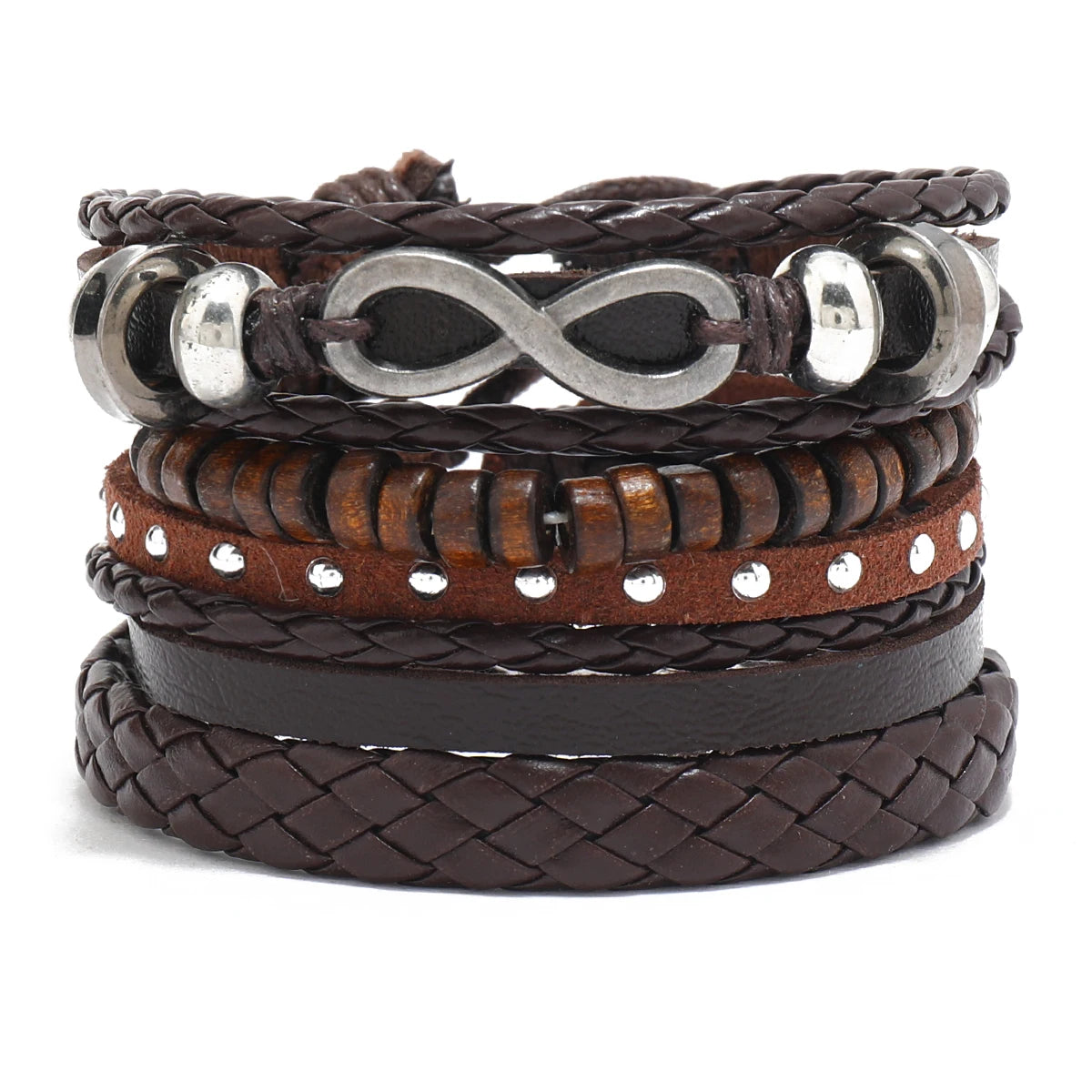 Men’s Leather Bracelet: 📿📿💎
