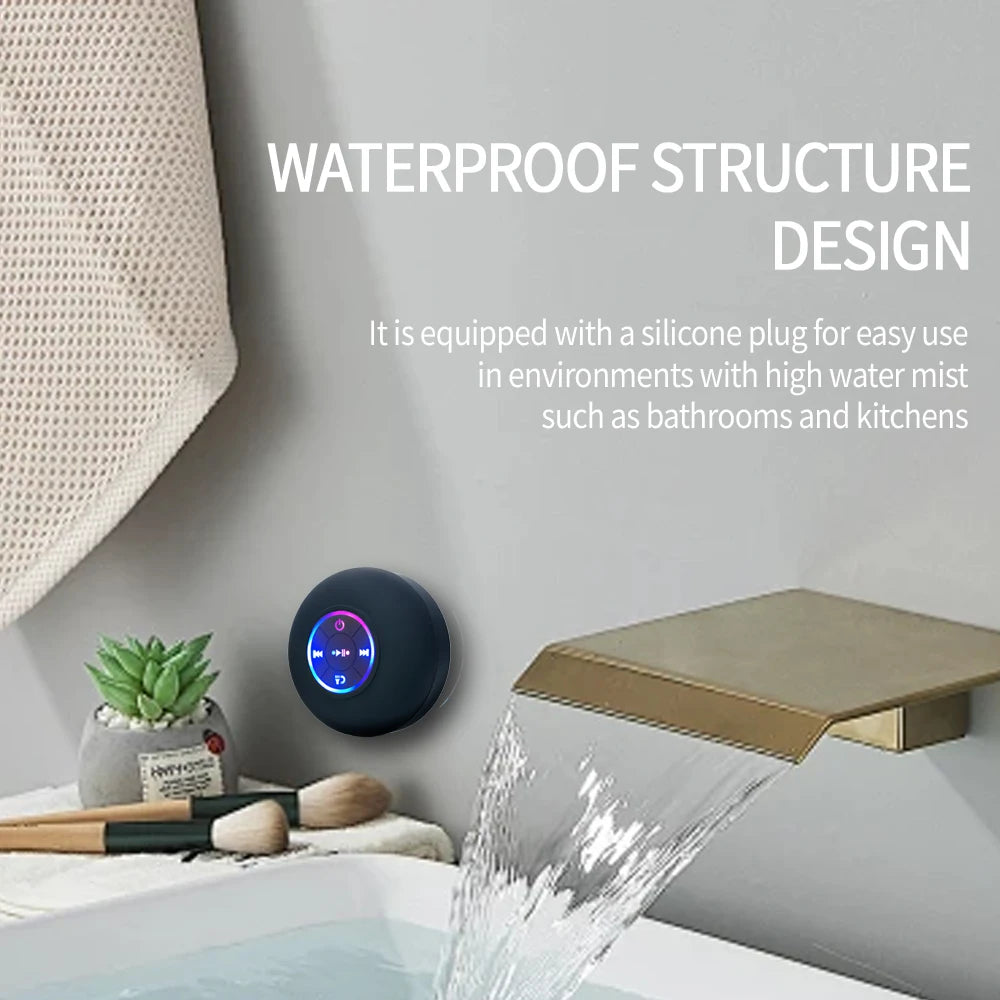 Portable Waterproof Bluetooth Speaker:🔊