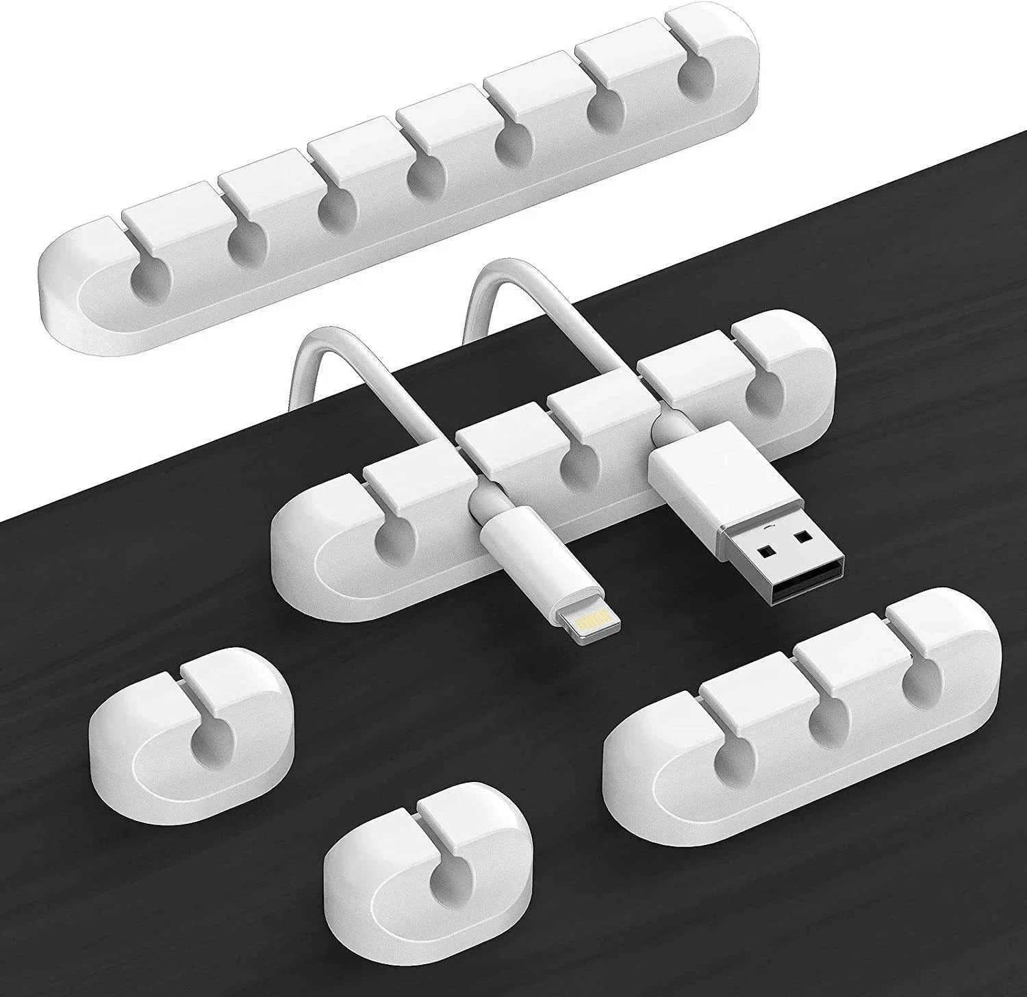 Cable Clips in Cable Management listing: 👩🏻‍💻🚓📱⌚️🖥️