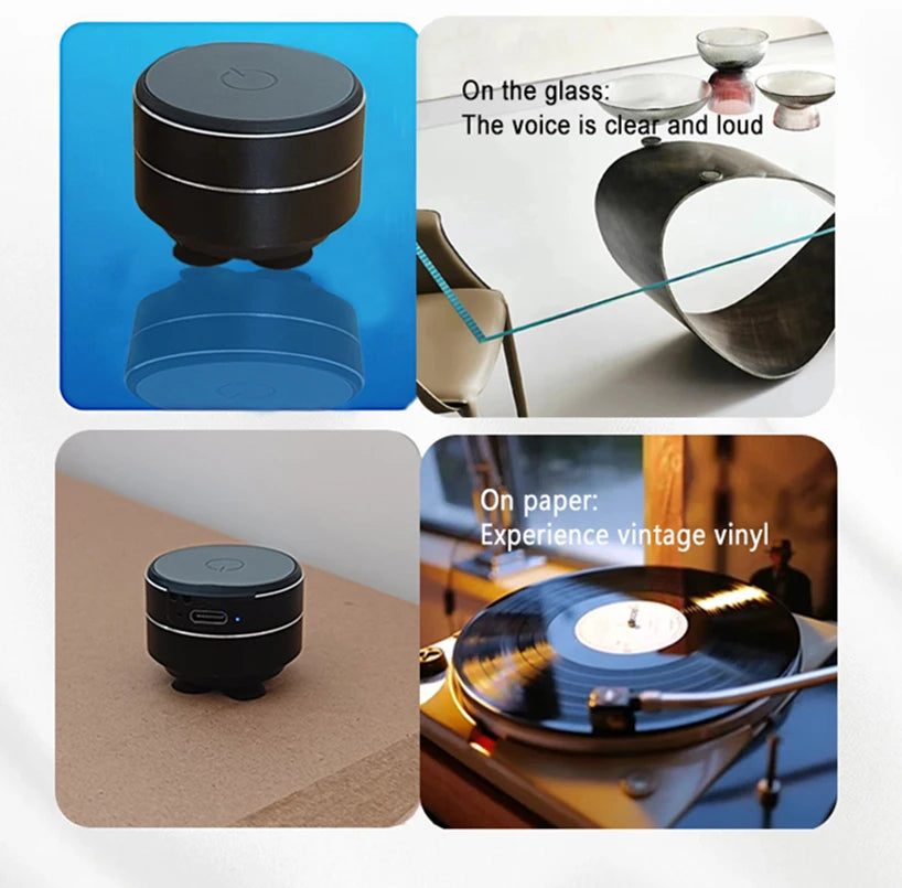Bone Conduction Wireless Speaker: 🔊